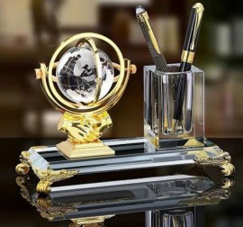 Bộ để bàn pha lê 3T - 01